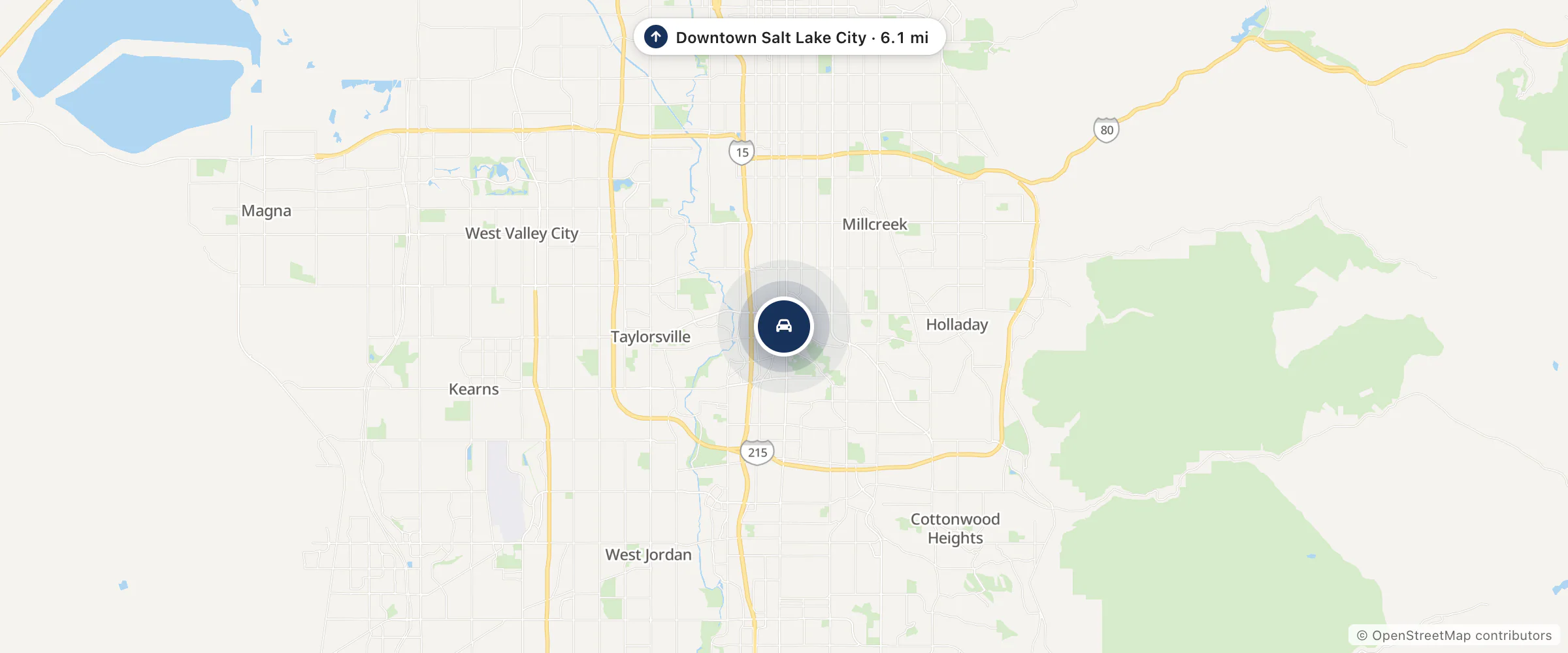 Map showing the location of Murdock Hyundai Murray